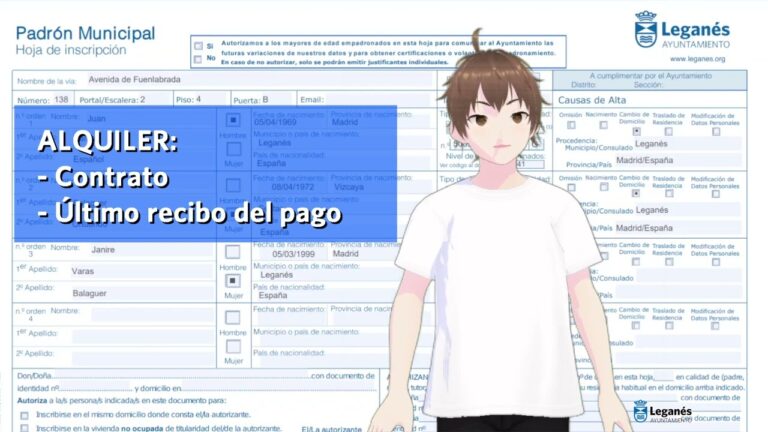 Gu&iacute;a para Inscribirse en el Padr&oacute;n de M&oacute;stoles